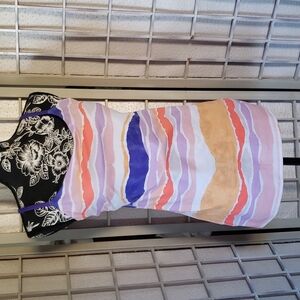 Lululemon multicolor backless crossback top 10